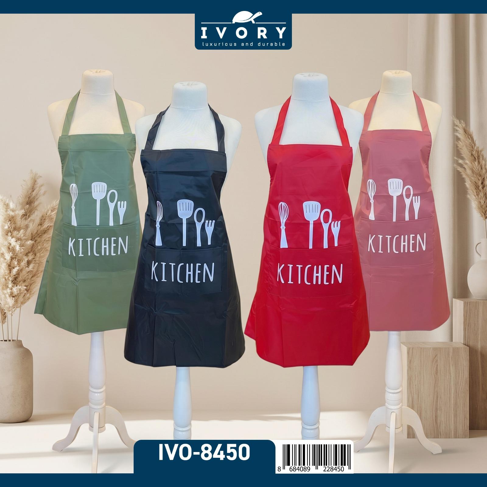 İVORY SU GEÇİRMEZ DESENLİ MUTFAK ÖNLÜĞÜ İVO-8450